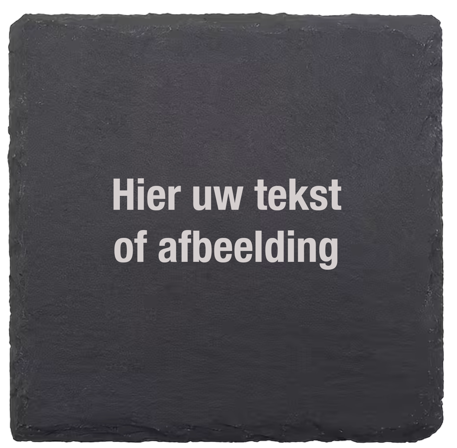 Leisteen onderzetter, ca 100x100mm